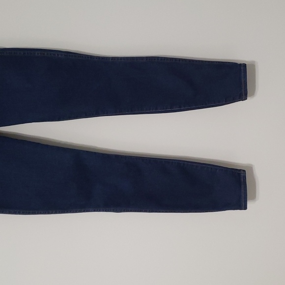 Madewell Women Skinny Jeans 28 High-Rise Tapered Dark Blue Denim Classic Casual - Picture 3 of 16